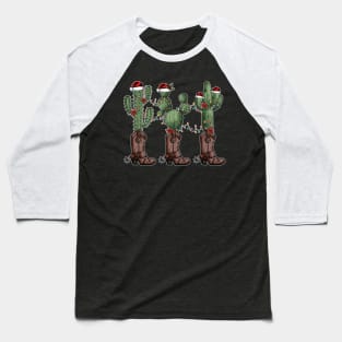 Cowboy Christmas Baseball T-Shirt